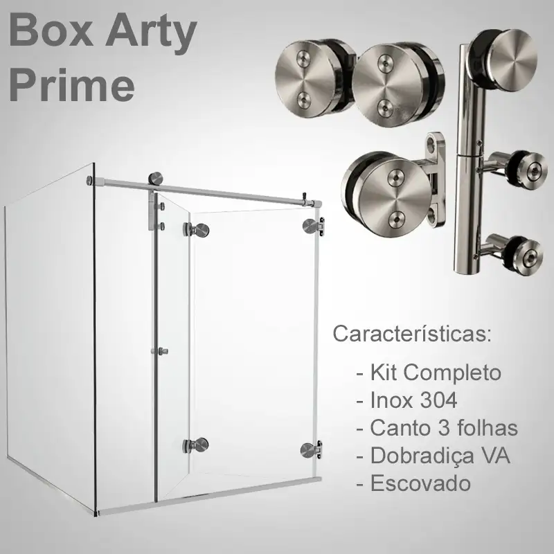 Canto 3 Folhas Escovado